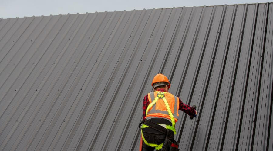 Professional metal roof installation services in Suttons Bay, MI